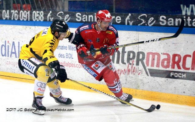 Photo hockey match Grenoble  - Rouen le 13/10/2017