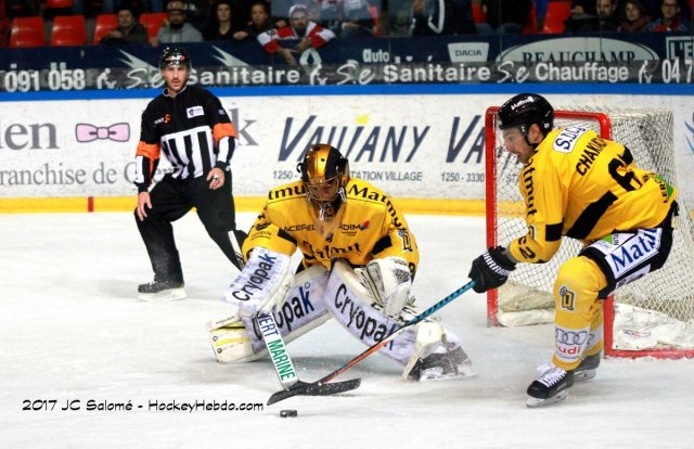 Photo hockey match Grenoble  - Rouen le 13/10/2017