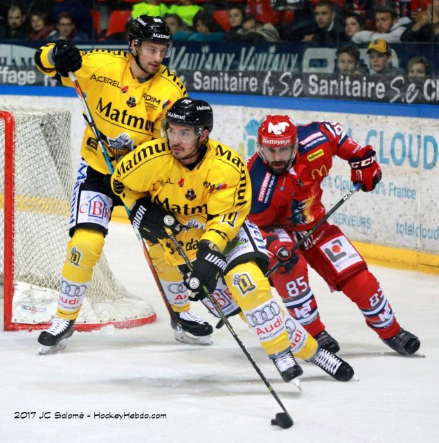 Photo hockey match Grenoble  - Rouen le 13/10/2017