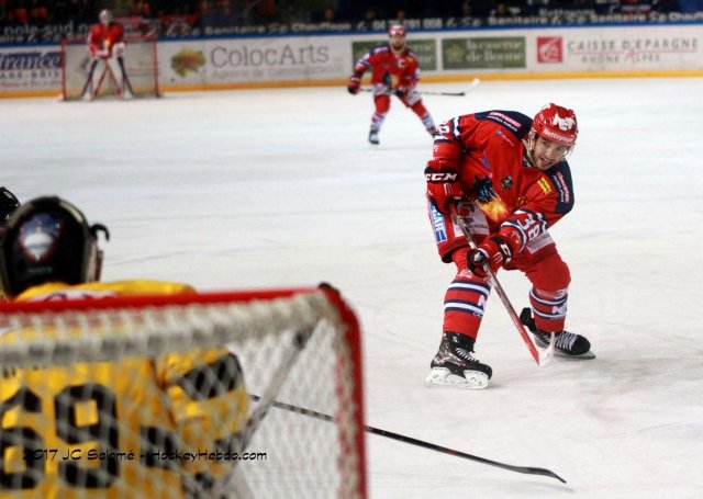Photo hockey match Grenoble  - Rouen le 13/10/2017