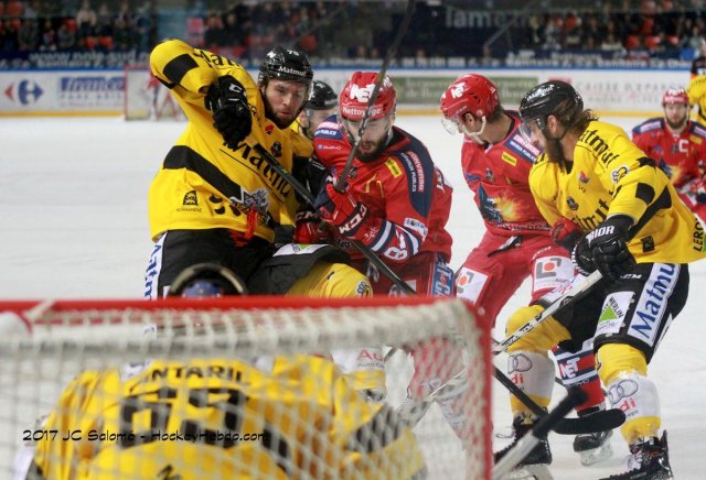 Photo hockey match Grenoble  - Rouen le 13/10/2017