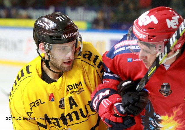 Photo hockey match Grenoble  - Rouen le 13/10/2017