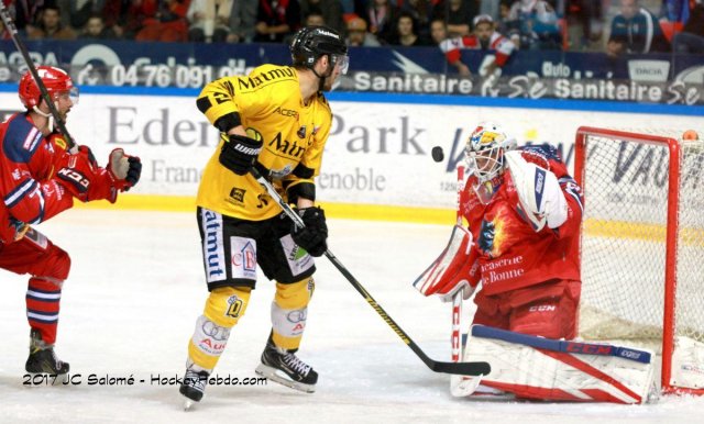Photo hockey match Grenoble  - Rouen le 13/10/2017