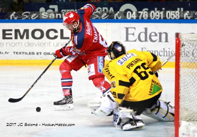 Photo hockey match Grenoble  - Rouen le 13/10/2017