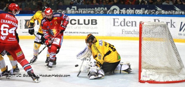 Photo hockey match Grenoble  - Rouen le 13/10/2017