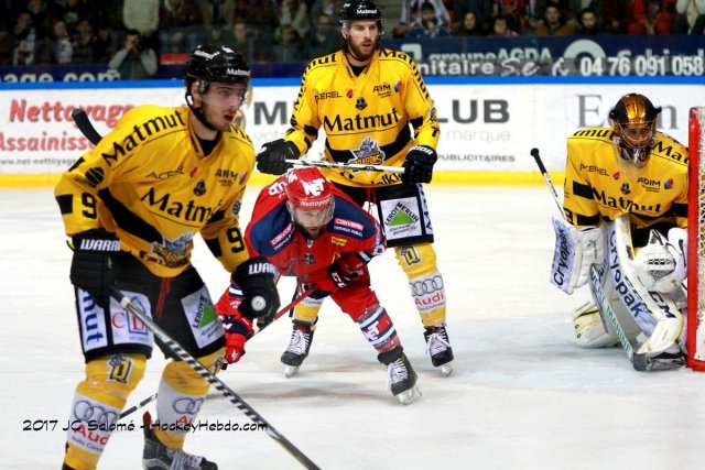 Photo hockey match Grenoble  - Rouen le 13/10/2017