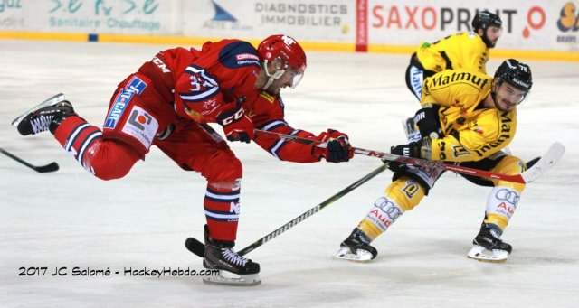 Photo hockey match Grenoble  - Rouen le 13/10/2017