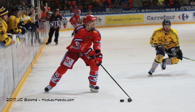 Photo hockey match Grenoble  - Rouen le 13/10/2017