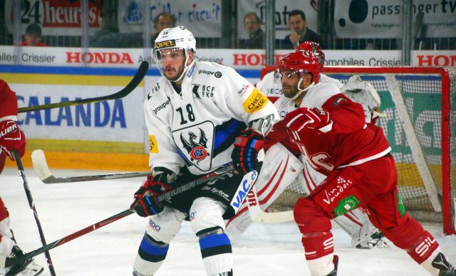 Photo hockey match Lausanne - Fribourg le 15/10/2017