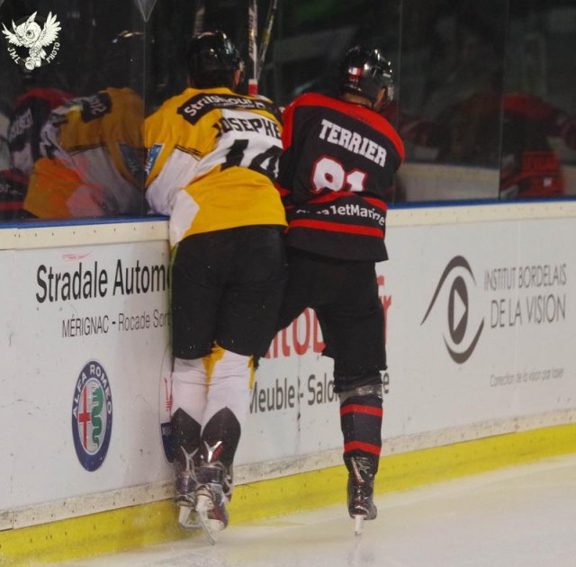 Photo hockey match Bordeaux - Strasbourg  le 13/10/2017