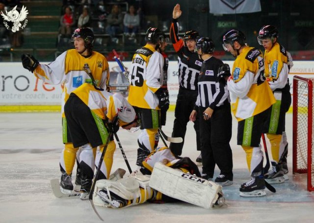 Photo hockey match Bordeaux - Strasbourg  le 13/10/2017