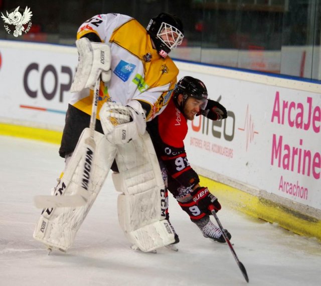 Photo hockey match Bordeaux - Strasbourg  le 13/10/2017