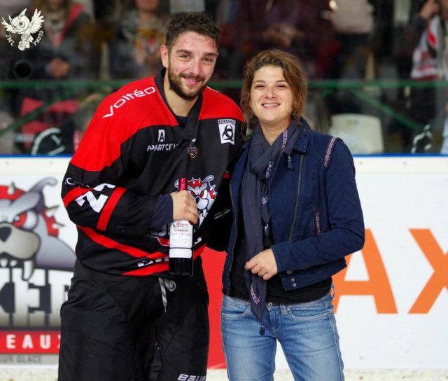 Photo hockey match Bordeaux - Strasbourg  le 13/10/2017