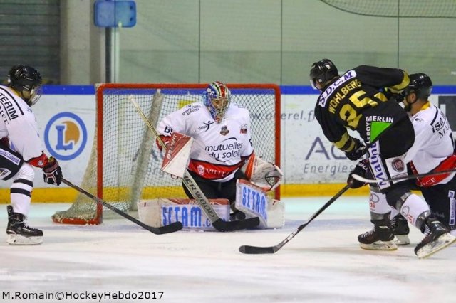 Photo hockey match Rouen - Nice le 15/10/2017