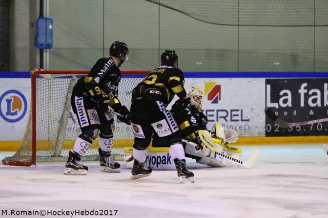 Photo hockey match Rouen - Nice le 15/10/2017