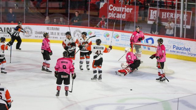 Photo hockey match Amiens  - Epinal  le 13/10/2017