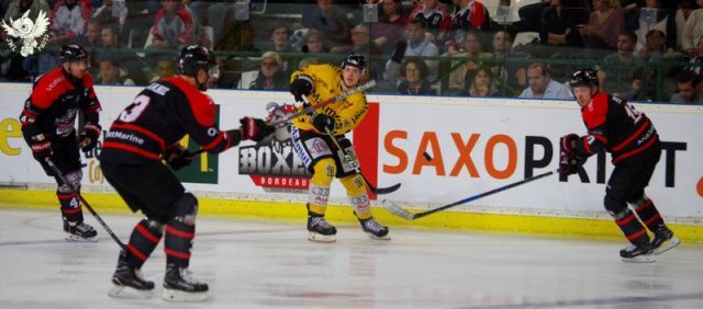 Photo hockey match Bordeaux - Rouen le 17/10/2017
