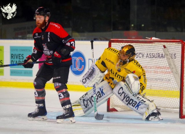 Photo hockey match Bordeaux - Rouen le 17/10/2017