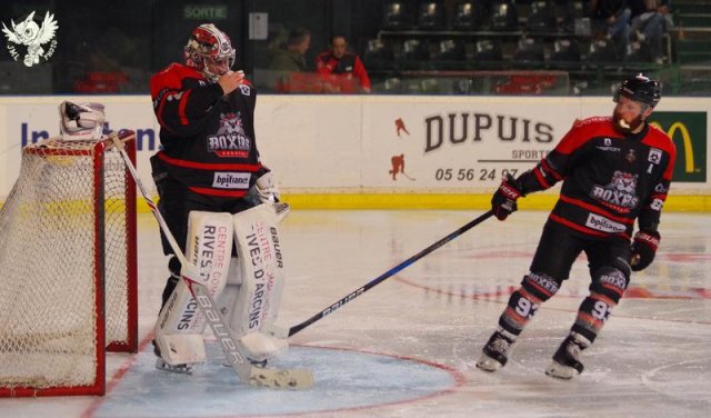 Photo hockey match Bordeaux - Rouen le 17/10/2017