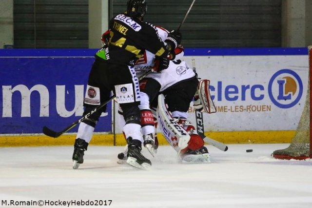 Photo hockey match Rouen - Amiens  le 20/10/2017