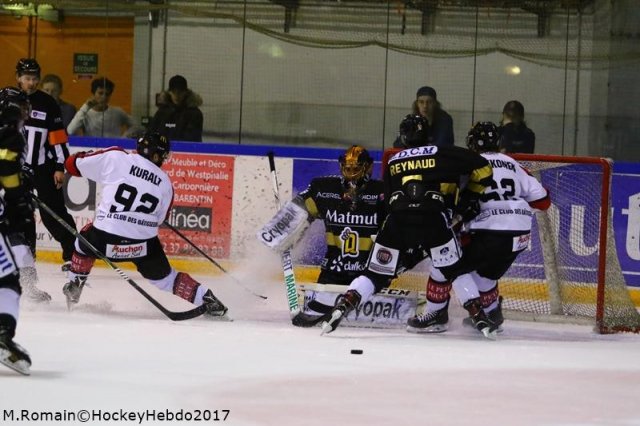 Photo hockey match Rouen - Amiens  le 20/10/2017