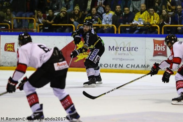 Photo hockey match Rouen - Amiens  le 20/10/2017