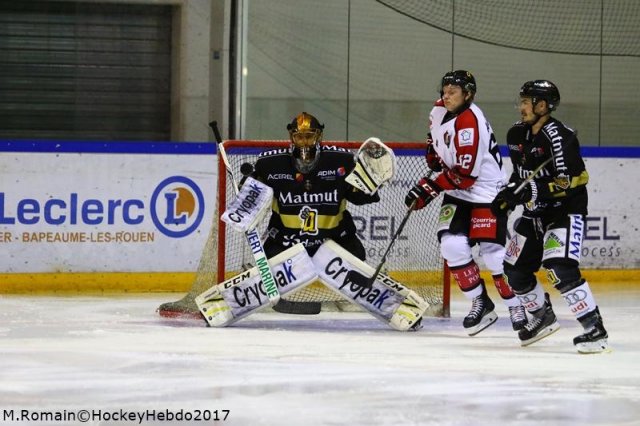 Photo hockey match Rouen - Amiens  le 20/10/2017