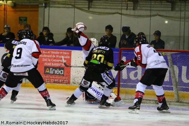 Photo hockey match Rouen - Amiens  le 20/10/2017