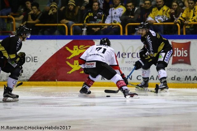 Photo hockey match Rouen - Amiens  le 20/10/2017