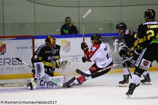 Photo hockey match Rouen - Amiens  le 20/10/2017