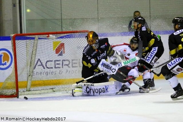 Photo hockey match Rouen - Amiens  le 20/10/2017