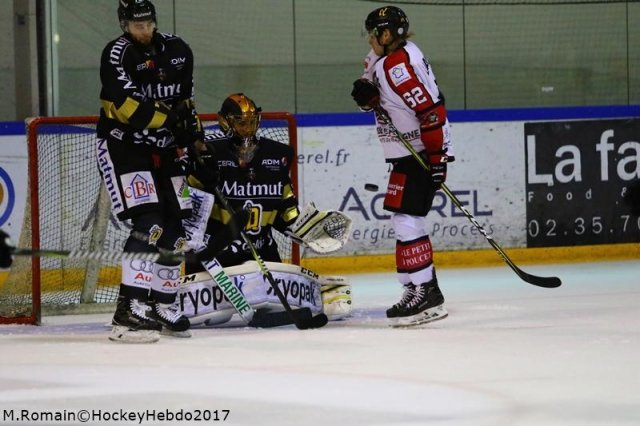Photo hockey match Rouen - Amiens  le 20/10/2017