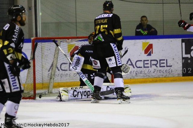 Photo hockey match Rouen - Amiens  le 20/10/2017