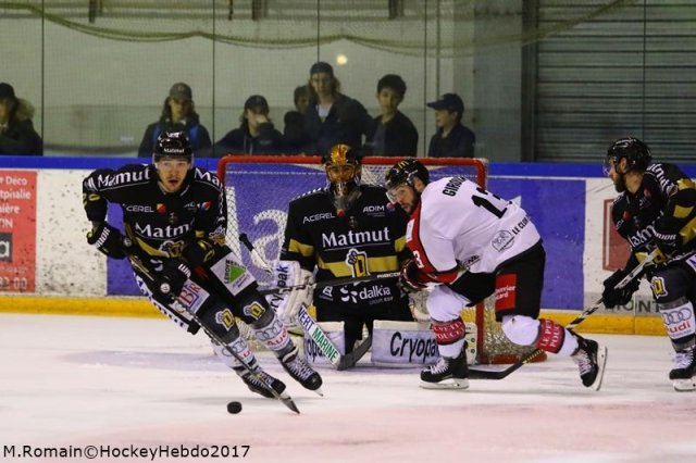 Photo hockey match Rouen - Amiens  le 20/10/2017
