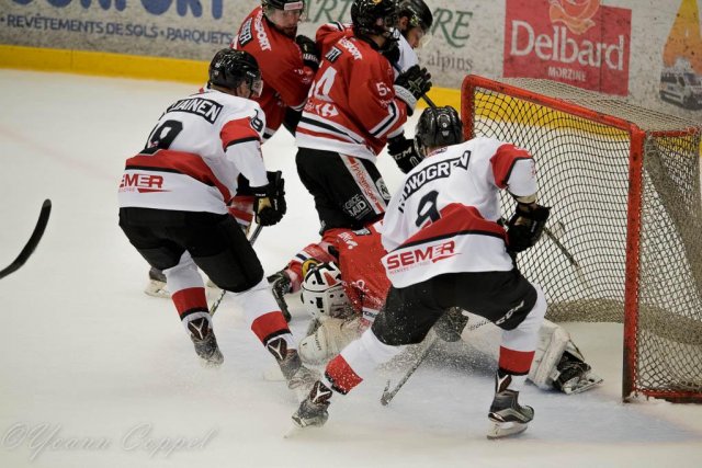 Photo hockey match Morzine-Avoriaz - Chamonix  le 24/10/2017