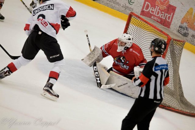Photo hockey match Morzine-Avoriaz - Chamonix  le 24/10/2017