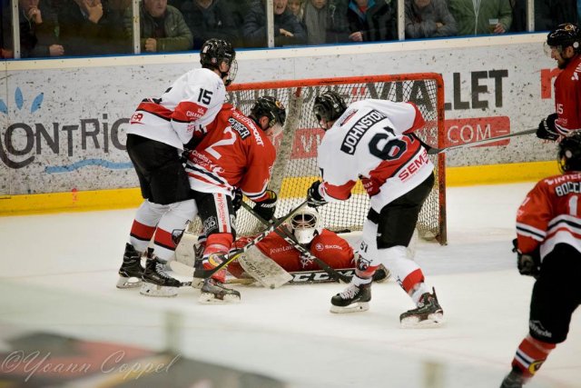 Photo hockey match Morzine-Avoriaz - Chamonix  le 24/10/2017