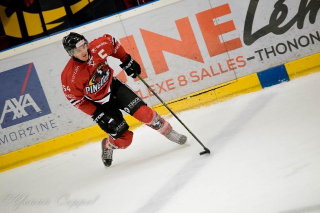 Photo hockey match Morzine-Avoriaz - Chamonix  le 24/10/2017