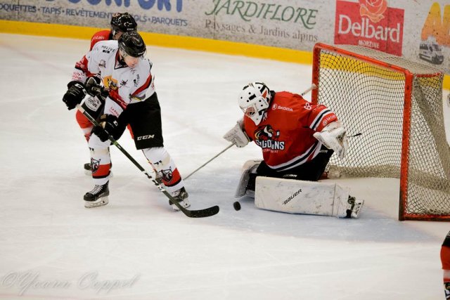 Photo hockey match Morzine-Avoriaz - Chamonix  le 24/10/2017
