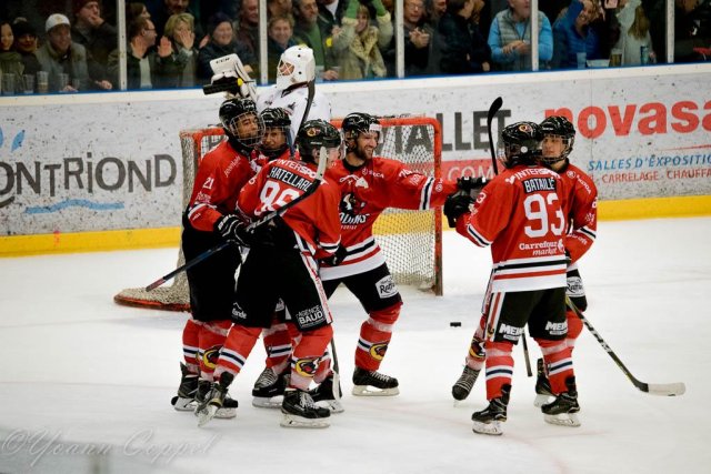 Photo hockey match Morzine-Avoriaz - Chamonix  le 24/10/2017