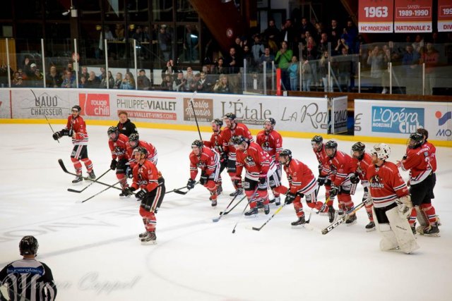 Photo hockey match Morzine-Avoriaz - Chamonix  le 24/10/2017