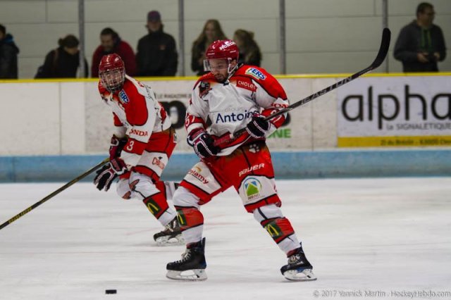 Photo hockey match Clermont-Ferrand - Cholet  le 24/10/2017