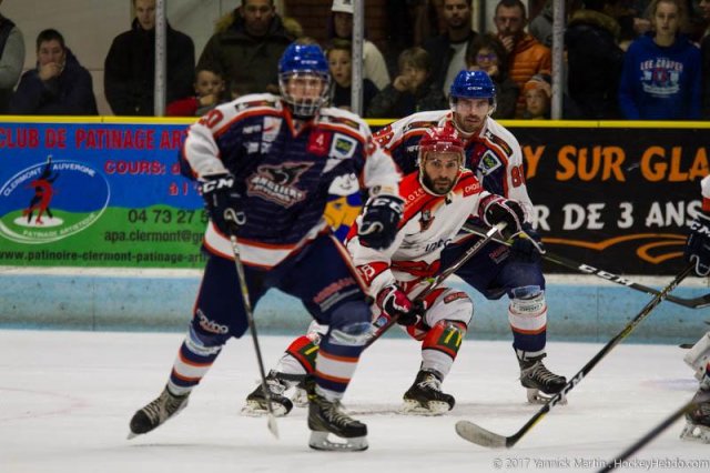 Photo hockey match Clermont-Ferrand - Cholet  le 24/10/2017