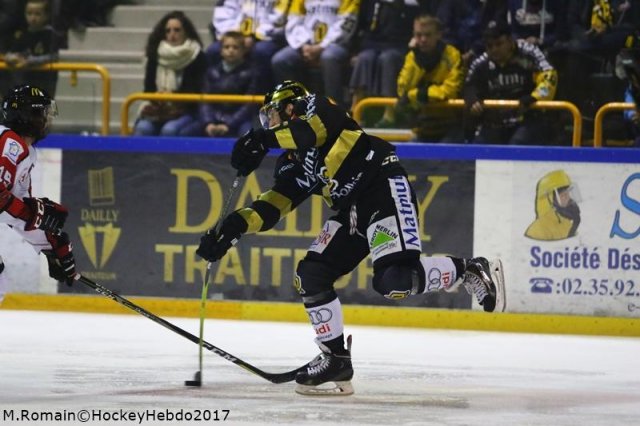 Photo hockey match Rouen - Amiens  le 24/10/2017