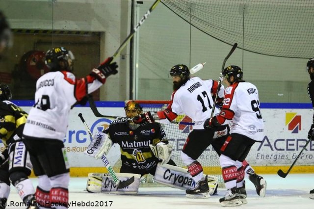 Photo hockey match Rouen - Amiens  le 24/10/2017