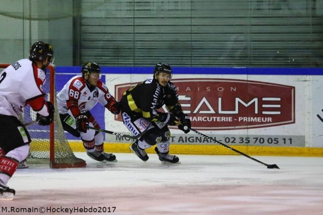 Photo hockey match Rouen - Amiens  le 24/10/2017