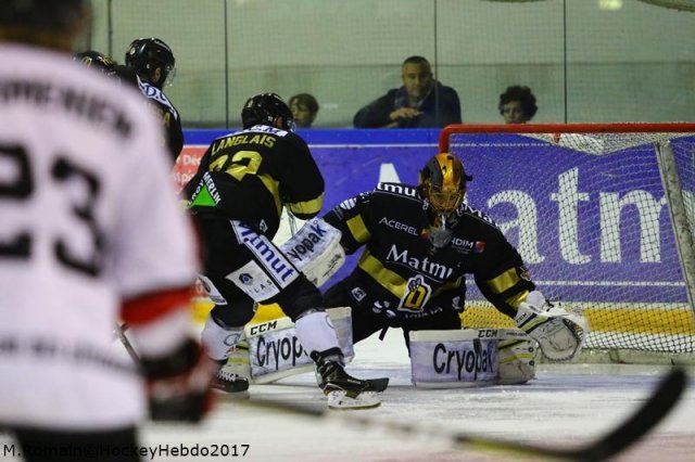 Photo hockey match Rouen - Amiens  le 24/10/2017