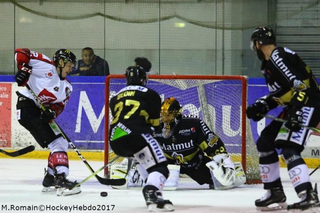 Photo hockey match Rouen - Amiens  le 24/10/2017