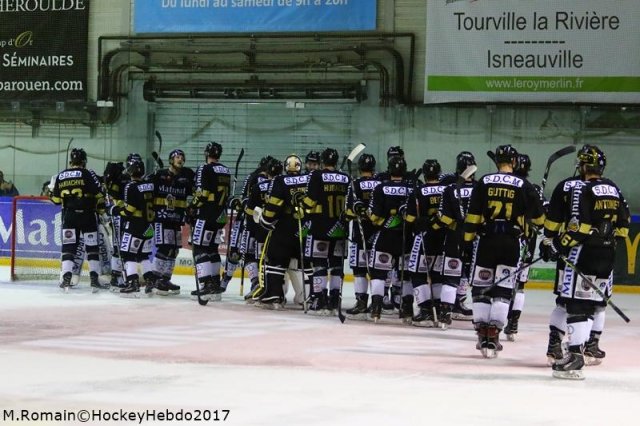 Photo hockey match Rouen - Amiens  le 24/10/2017