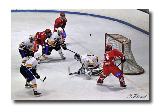 Photo hockey match Valence - Garges-lès-Gonesse le 21/02/2009